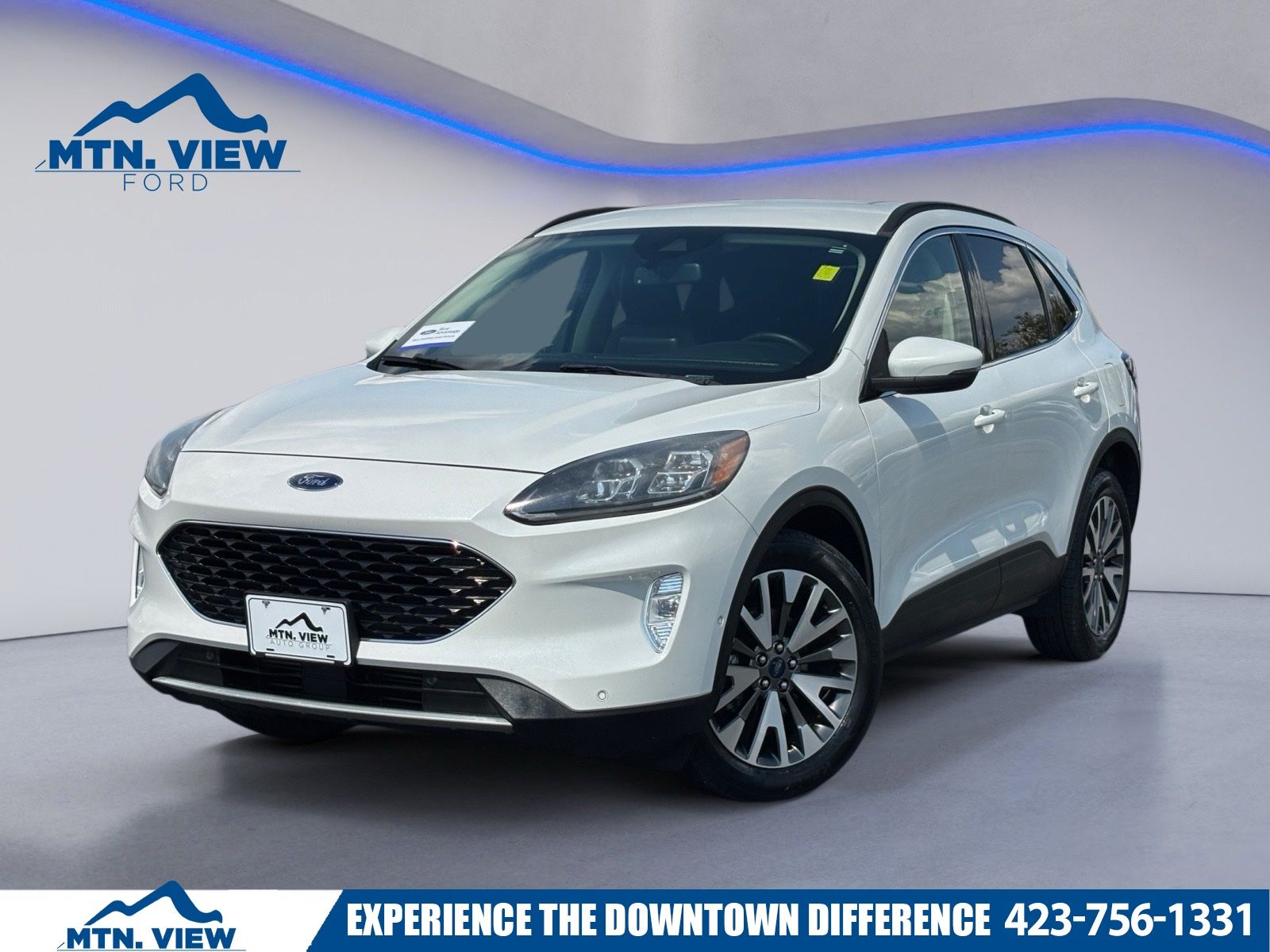 White Metallic 2020 Ford Escape SUV / Crossover All-Wheel Drive 8-Speed Automatic