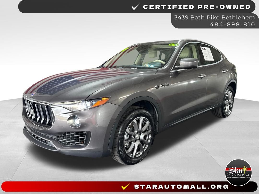 Gray 2018 Maserati Levante SUV / Crossover All-Wheel Drive 8-Speed Automatic