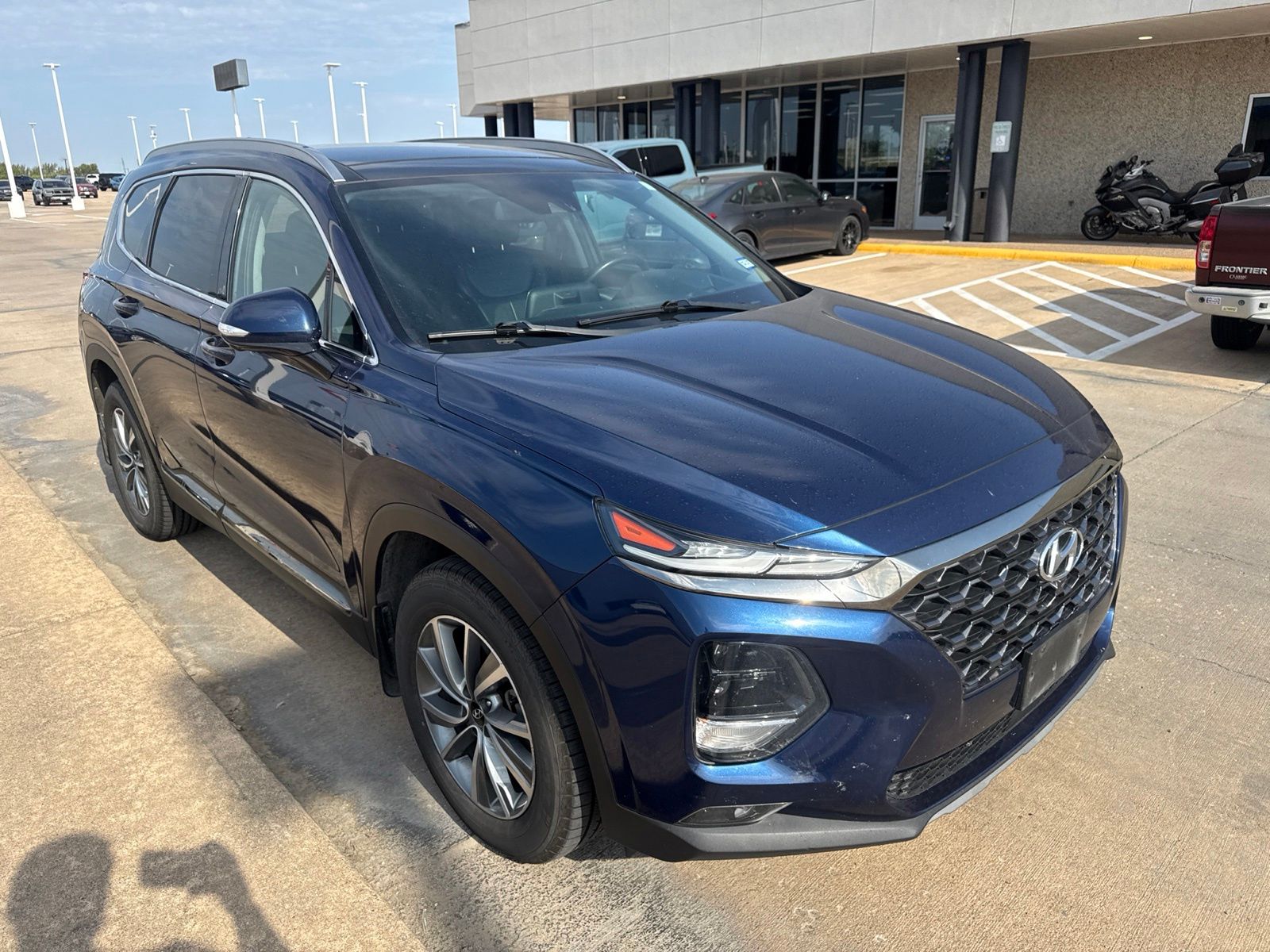 Stormy Blue 2020 Hyundai Santa Fe SUV / Crossover Front-Wheel Drive 8-Speed Automatic