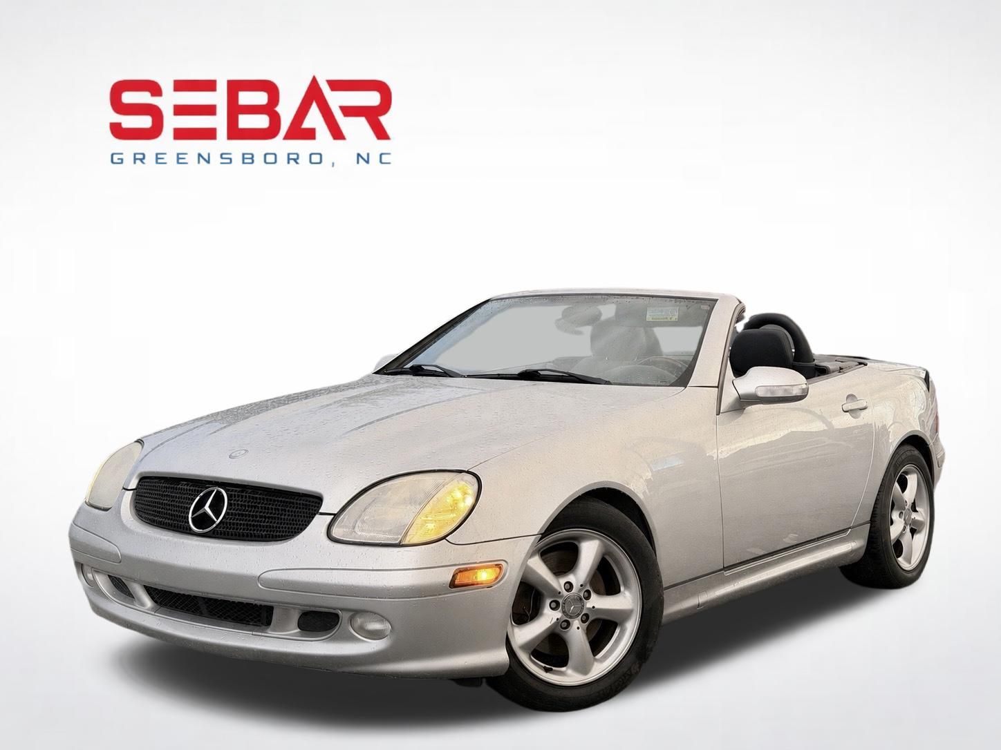 designo Silver Metallic 2003 Mercedes-Benz SLK Convertible Rear-Wheel Drive 5-Speed Automatic Overdrive