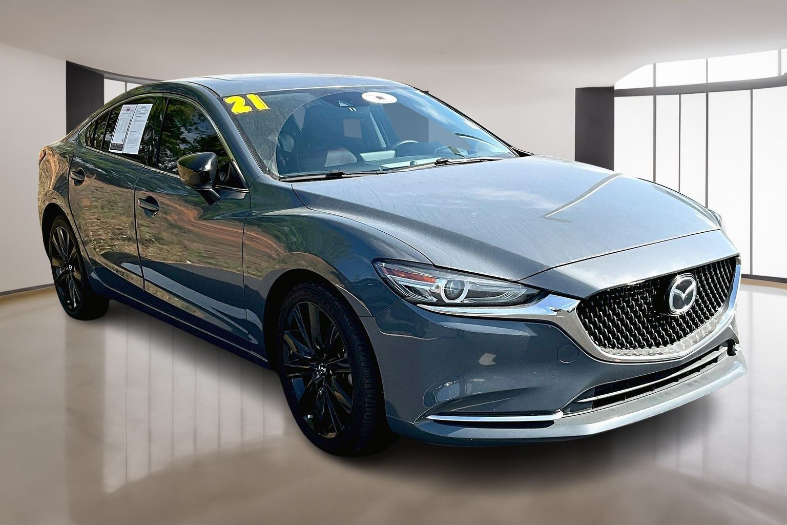 Polymetal Gray 2021 Mazda MAZDA6 Carbon Edition FWD Sedan Front-Wheel Drive 6-Speed Automatic