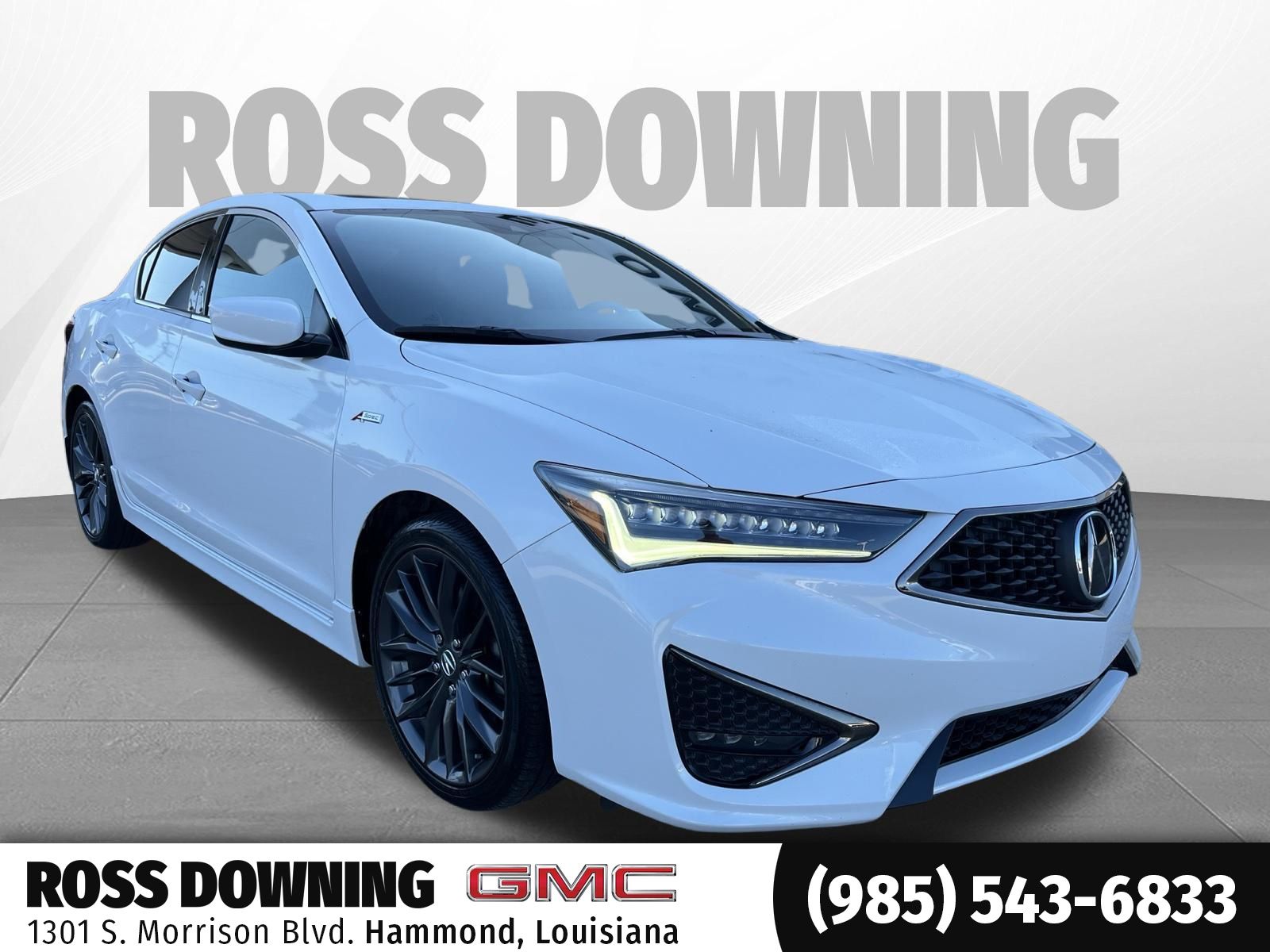 White 2022 Acura ILX Sedan Front-Wheel Drive 8-Speed Dual Clutch