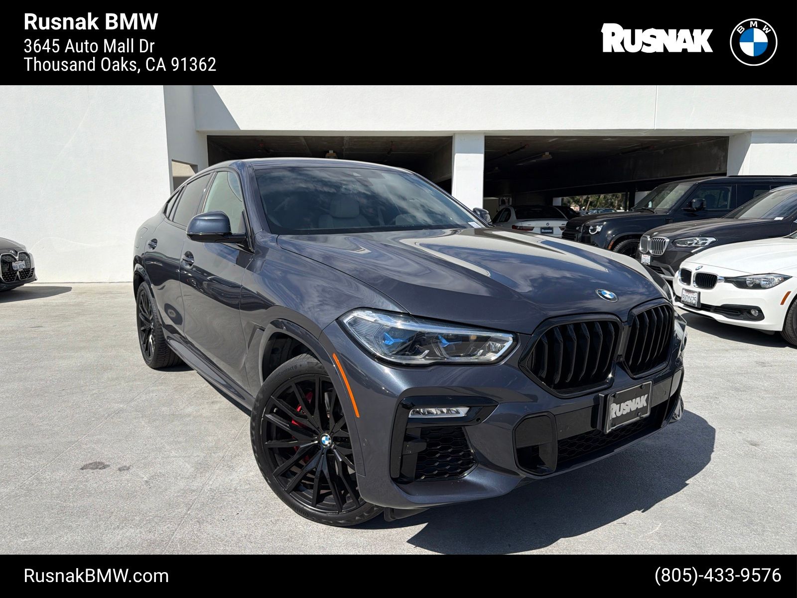 Arctic Gray Metallic 2021 BMW X6 SUV / Crossover All-Wheel Drive 8-Speed Automatic