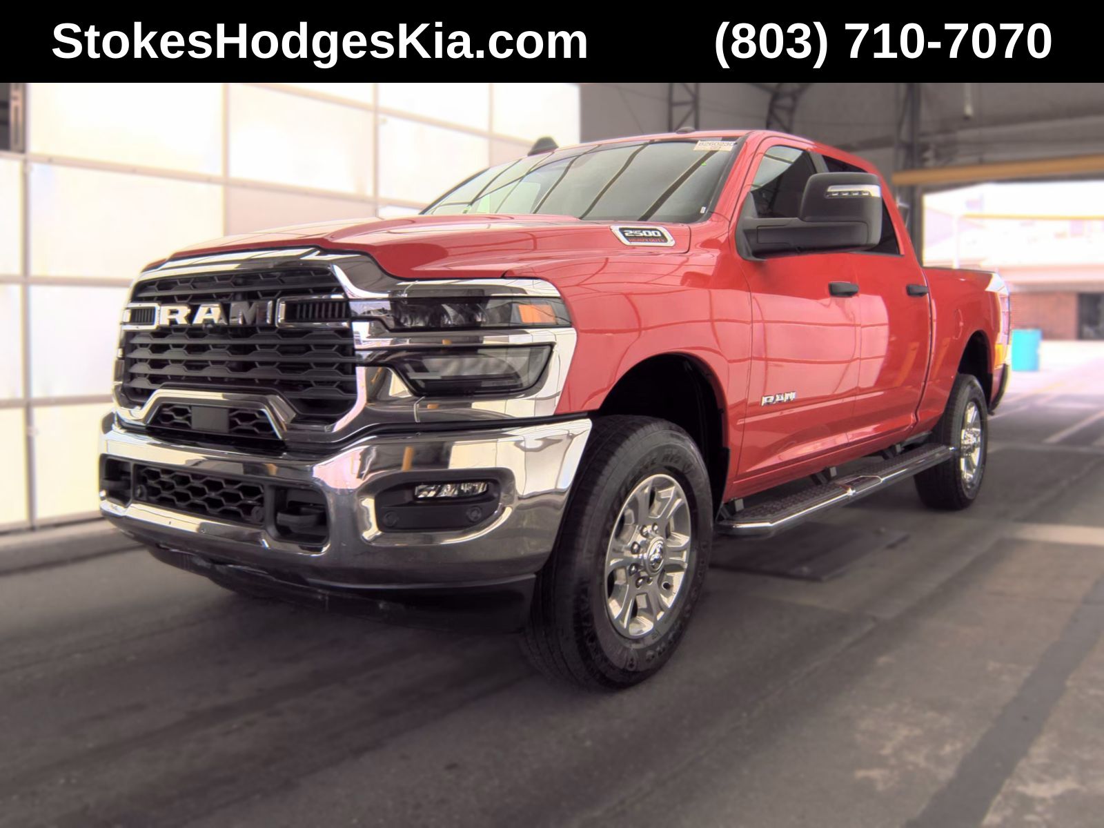 Flame Red Clearcoat 2026 RAM 2500 Pickup Truck Four-Wheel Drive 8-Speed Automatic