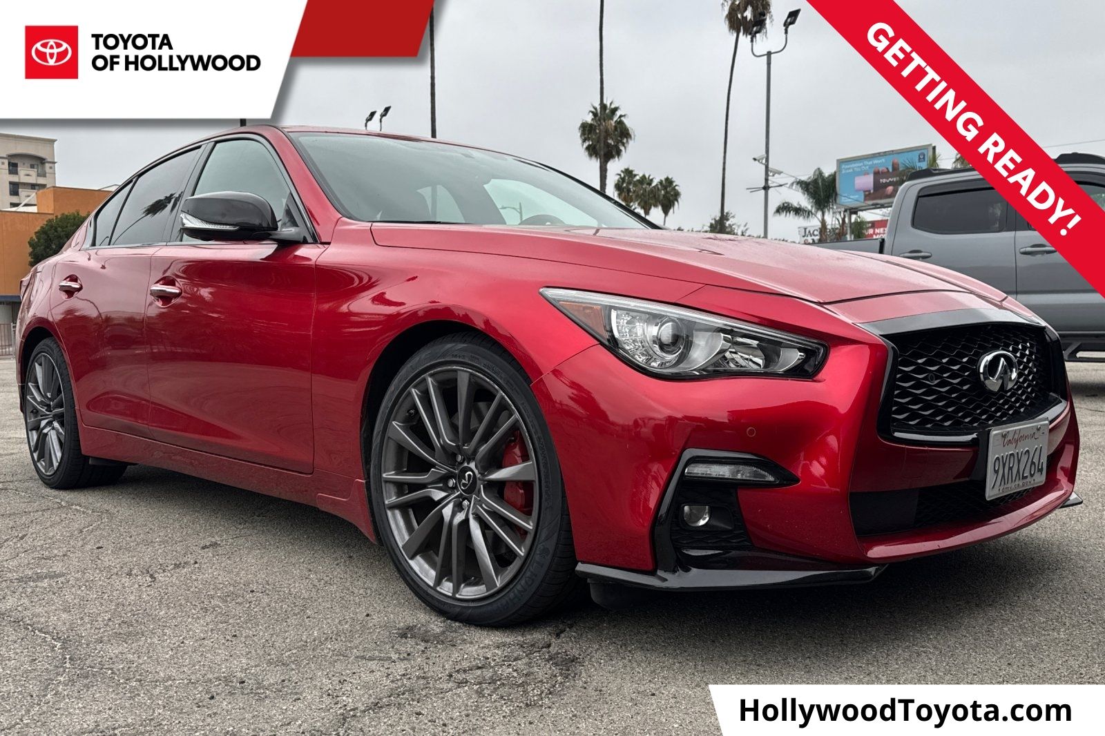 Dynamic Sunstone Red 2022 INFINITI Q50 Sedan Rear-Wheel Drive 7-Speed Automatic Overdrive