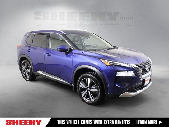 Caspian Blue Metallic 2023 Nissan Rogue SUV / Crossover All-Wheel Drive Continuously Variable Transmission