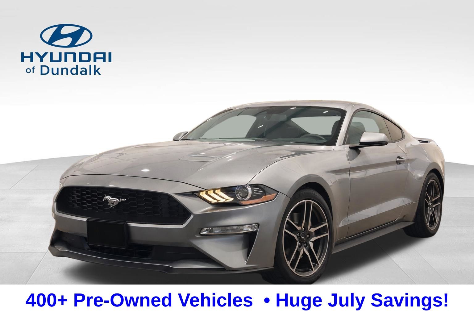 Silver Metallic 2022 Ford Mustang Coupe Rear-Wheel Drive Automatic
