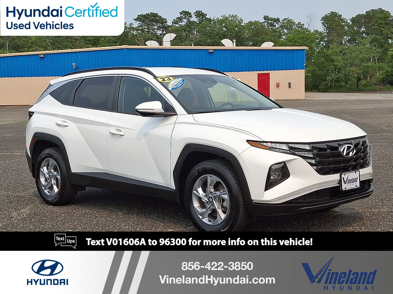 Serenity White Pearl 2023 Hyundai Tucson SUV / Crossover All-Wheel Drive 8-Speed Automatic
