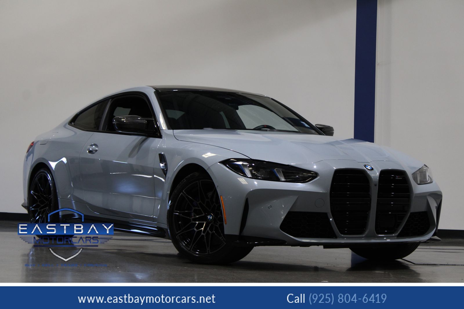 Gray (Brooklyn Grey Metallic) 2025 BMW M4 Coupe Rear-Wheel Drive 8-Speed Automatic