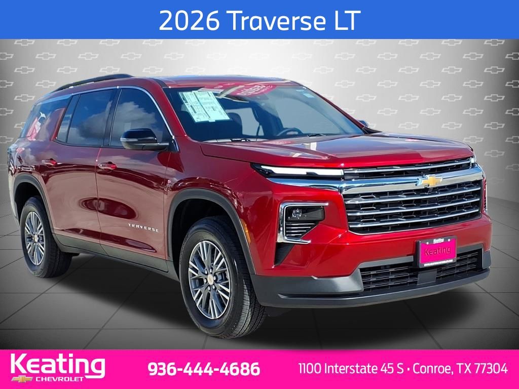 Radiant Red Tintcoat 2026 Chevrolet Traverse SUV / Crossover Front-Wheel Drive 8-Speed Automatic