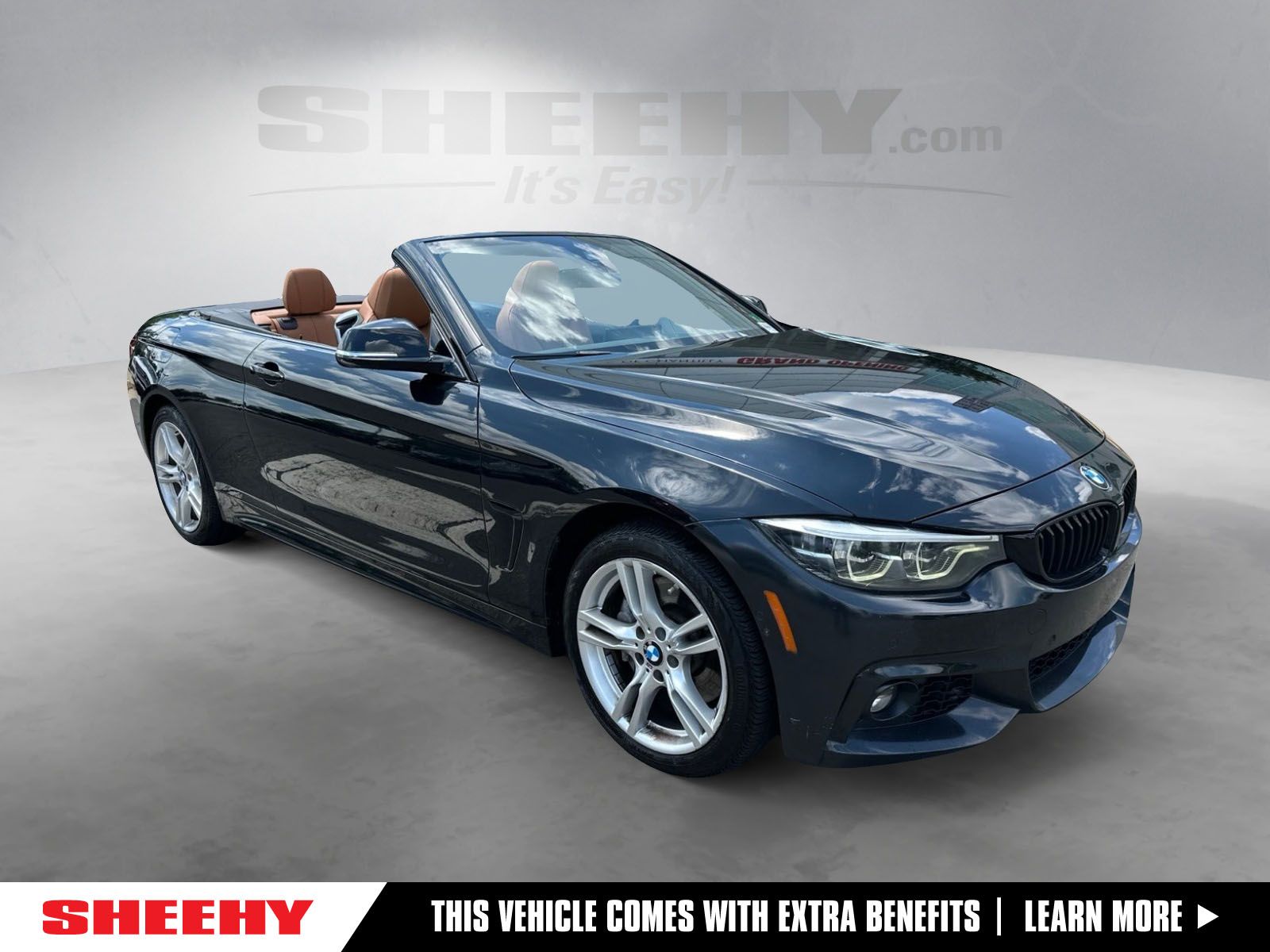 Black Sapphire Metallic 2020 BMW 4 Series Convertible All-Wheel Drive 8-Speed Automatic