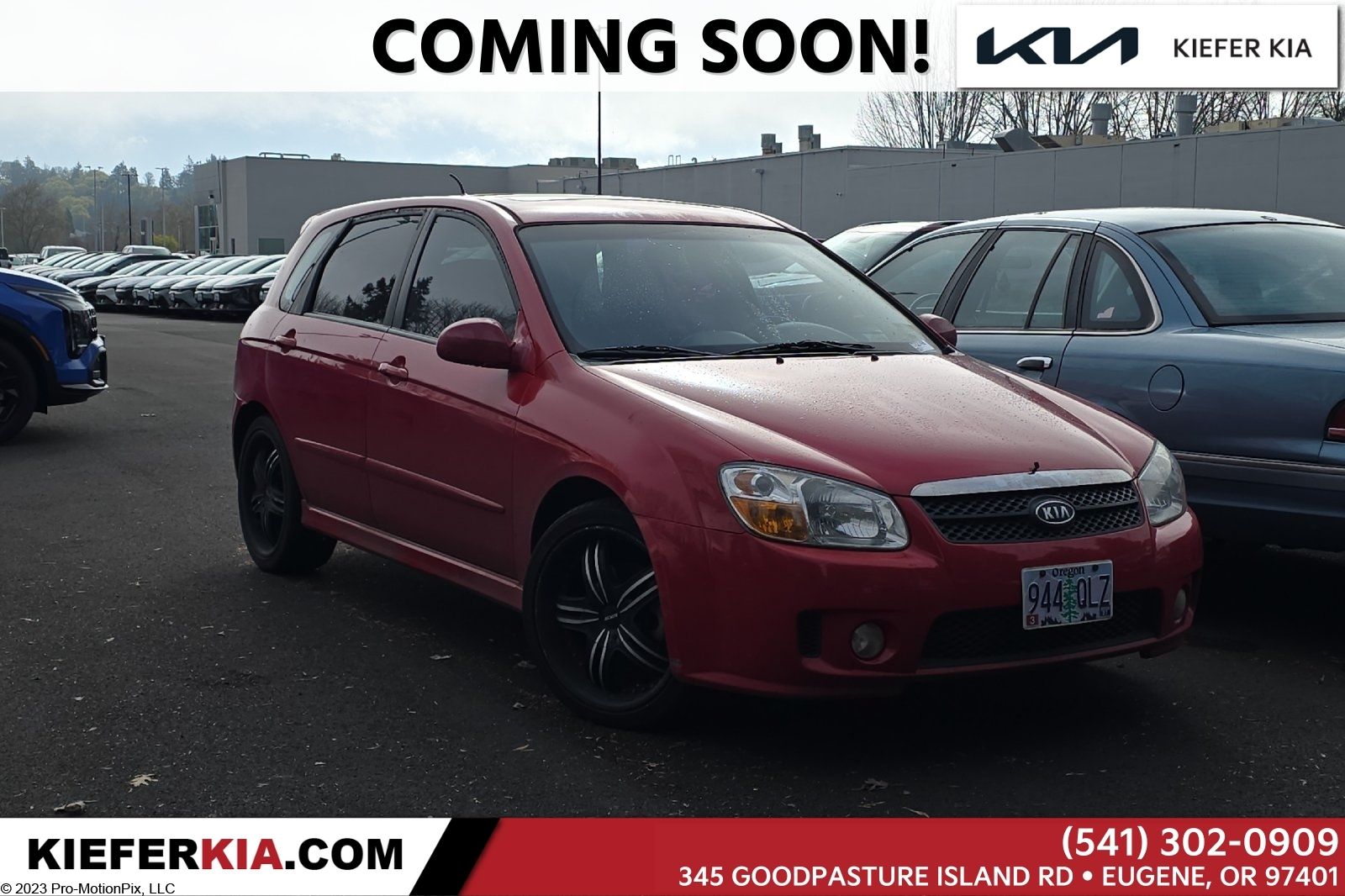 Classic Red 2007 Kia Spectra Spectra5 Wagon Wagon Front-Wheel Drive 4-Speed Automatic Overdrive