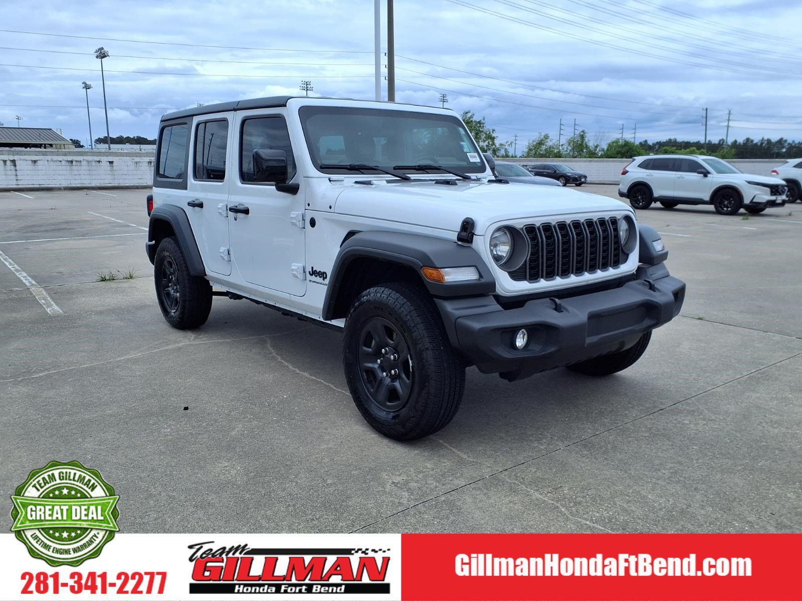 Bright White Clearcoat 2026 Jeep Wrangler SUV / Crossover Four-Wheel Drive 8-Speed Automatic