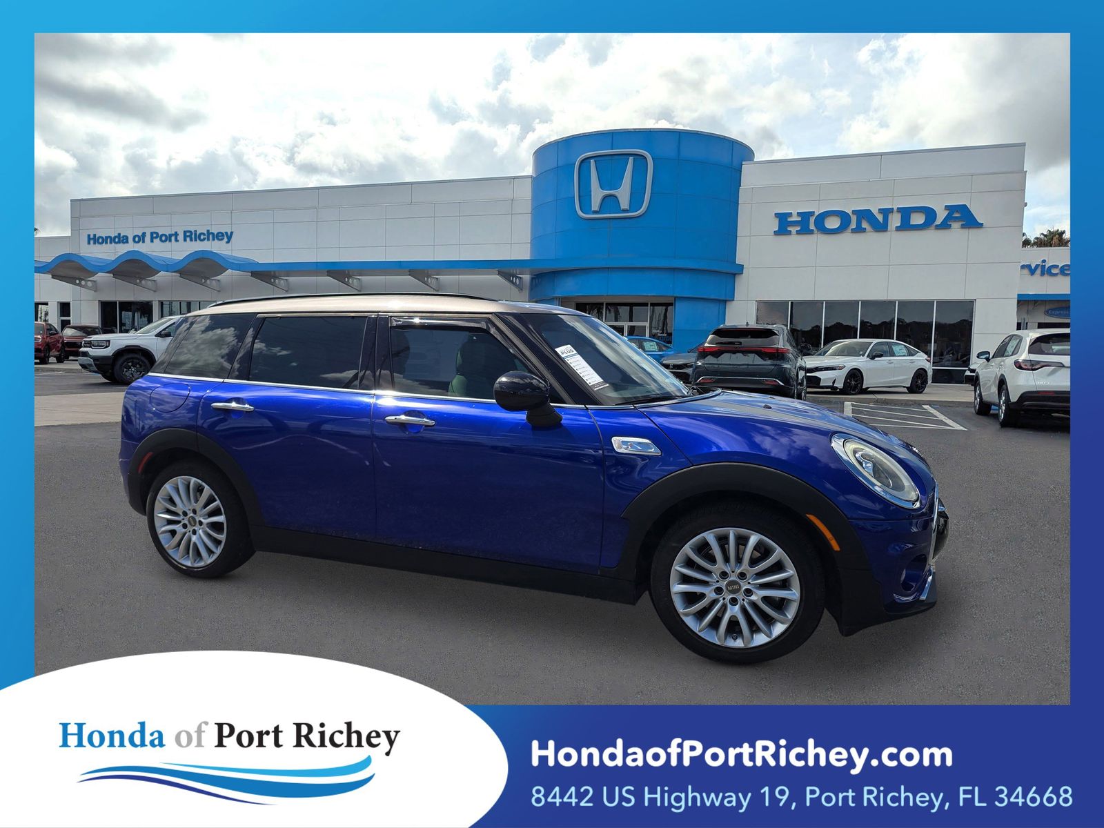 Blue Metallic 2019 MINI Cooper Clubman S FWD Wagon Front-Wheel Drive 6-Speed Automatic