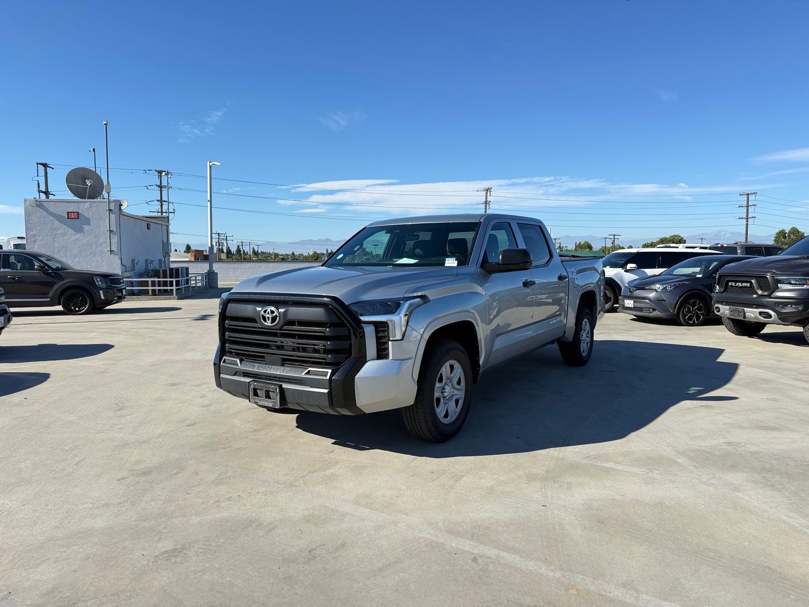 Celestial Silver Metallic 2025 Toyota Tundra Pickup Truck Four-Wheel Drive Automatic