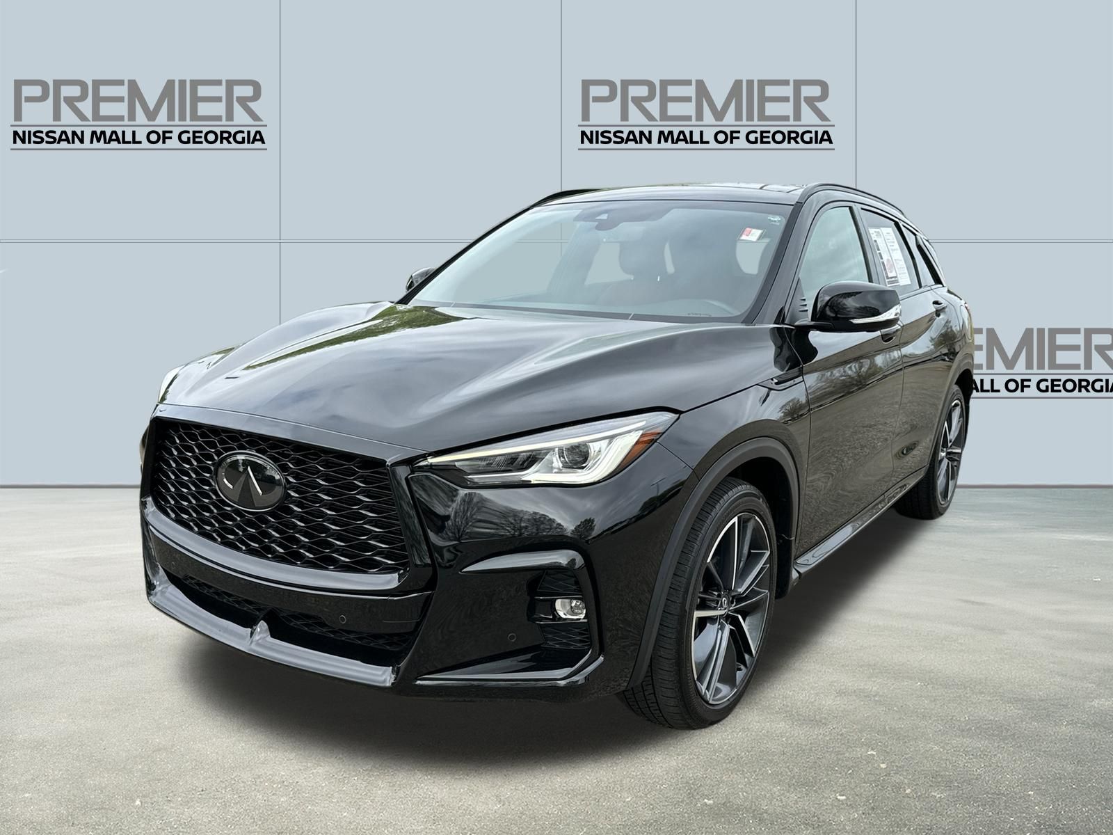 Black Obsidian 2023 INFINITI QX50 Sport FWD SUV / Crossover Front-Wheel Drive Continuously Variable Transmission