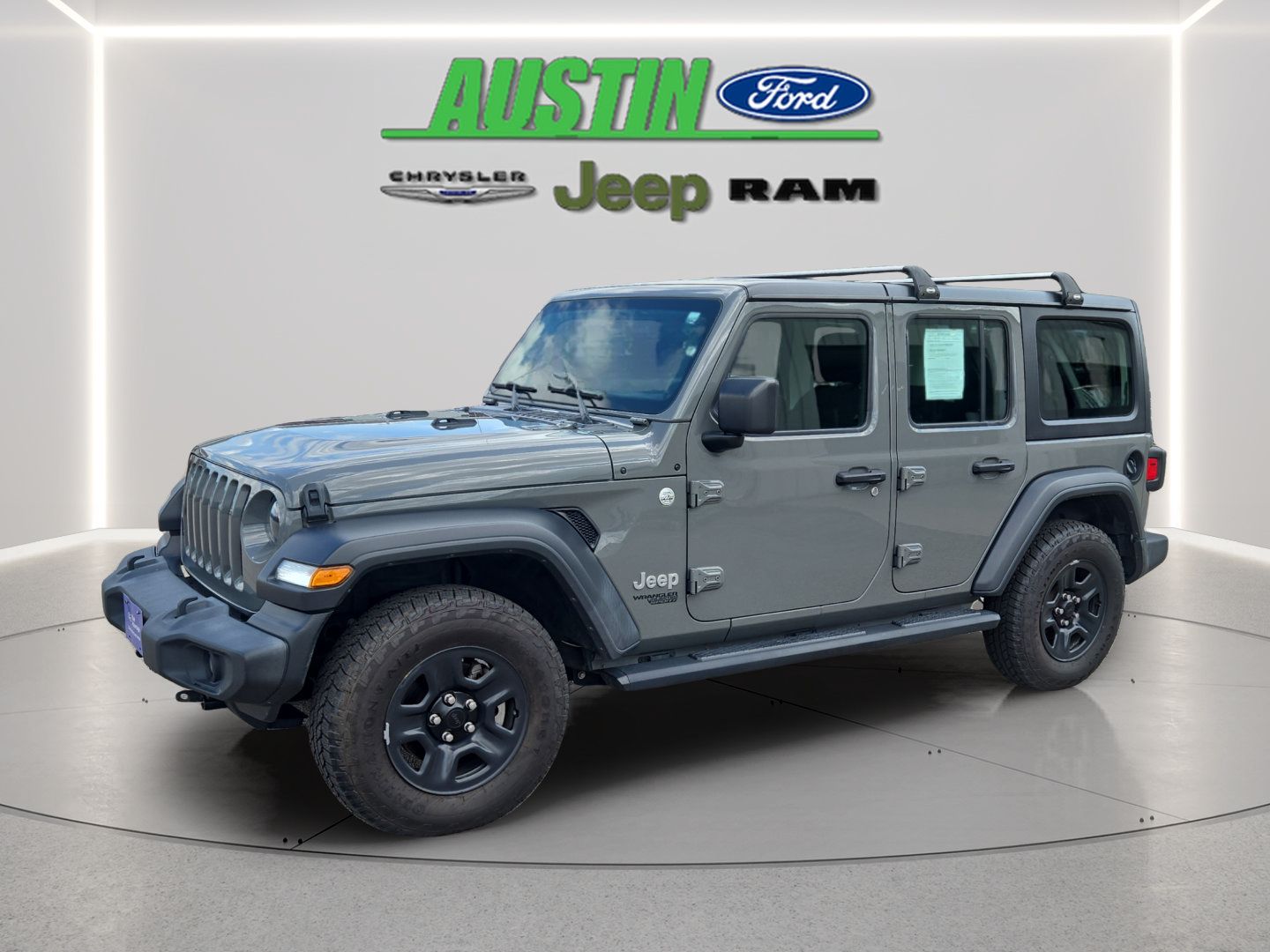 Sting-Gray Clearcoat 2020 Jeep Wrangler SUV / Crossover Four-Wheel Drive 8-Speed Automatic