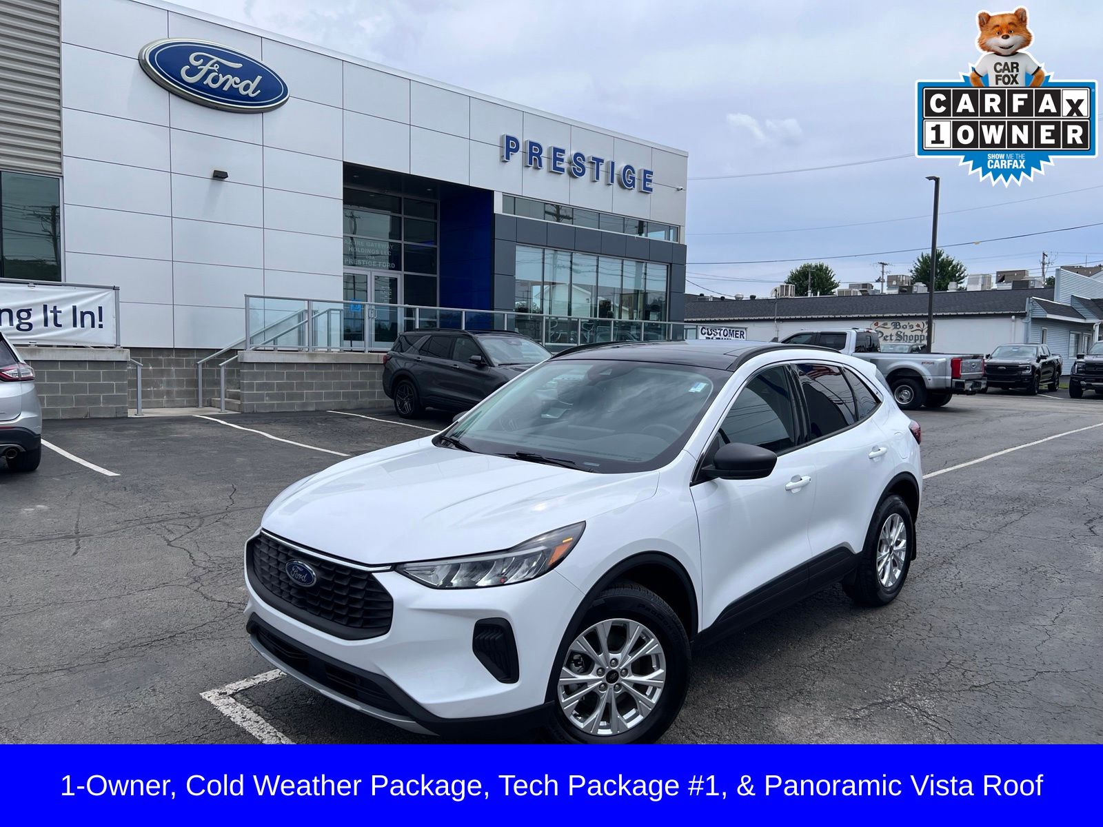 Oxford White 2024 Ford Escape SUV / Crossover All-Wheel Drive 8-Speed Automatic