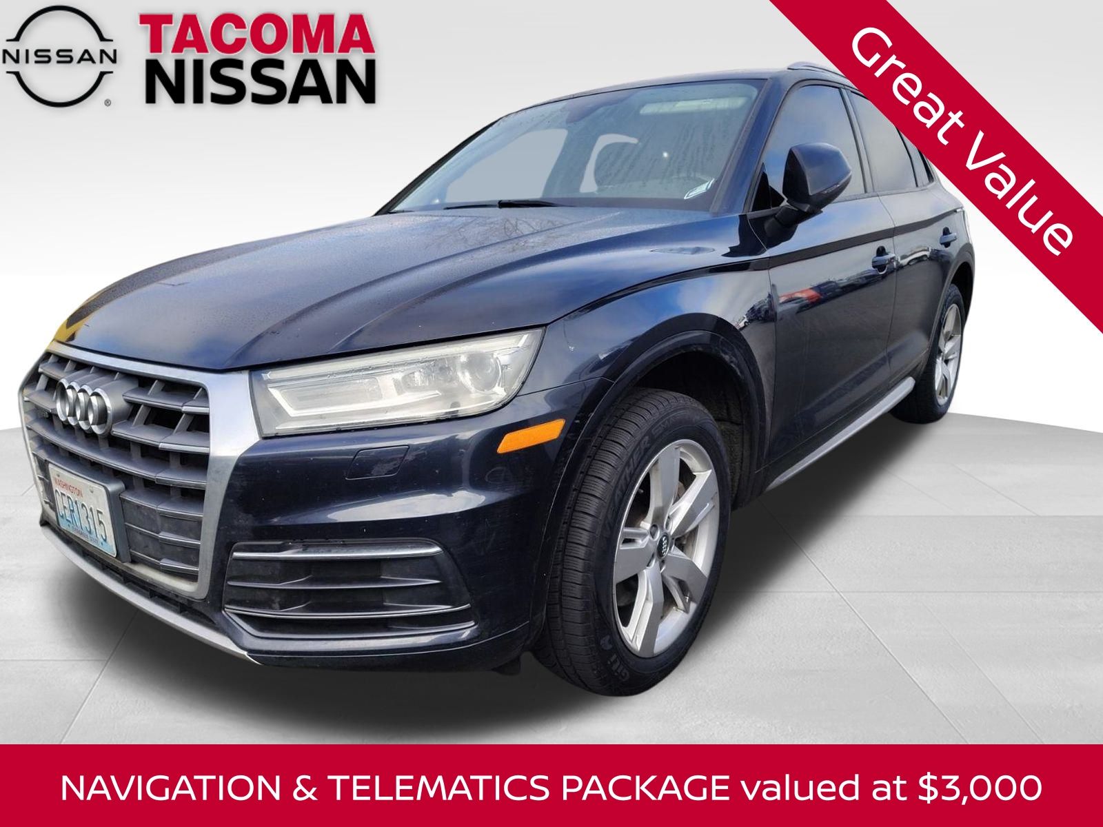 Moonlight Blue 2018 Audi Q5 2.0 TFSI quattro Premium SUV / Crossover All-Wheel Drive 7-Speed Automatic