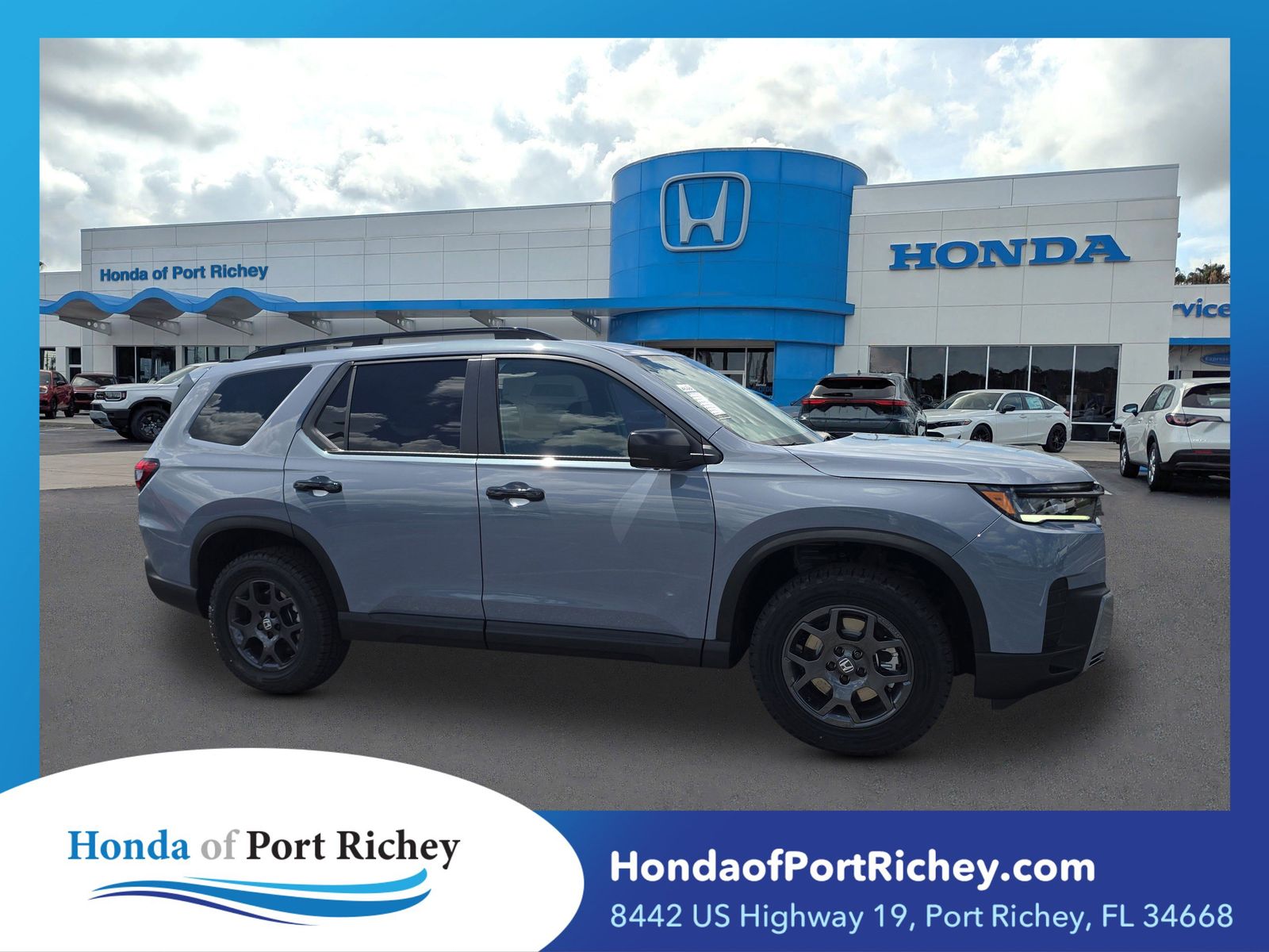 Sonic Gray Pearl 2026 Honda Pilot SUV / Crossover All-Wheel Drive Automatic