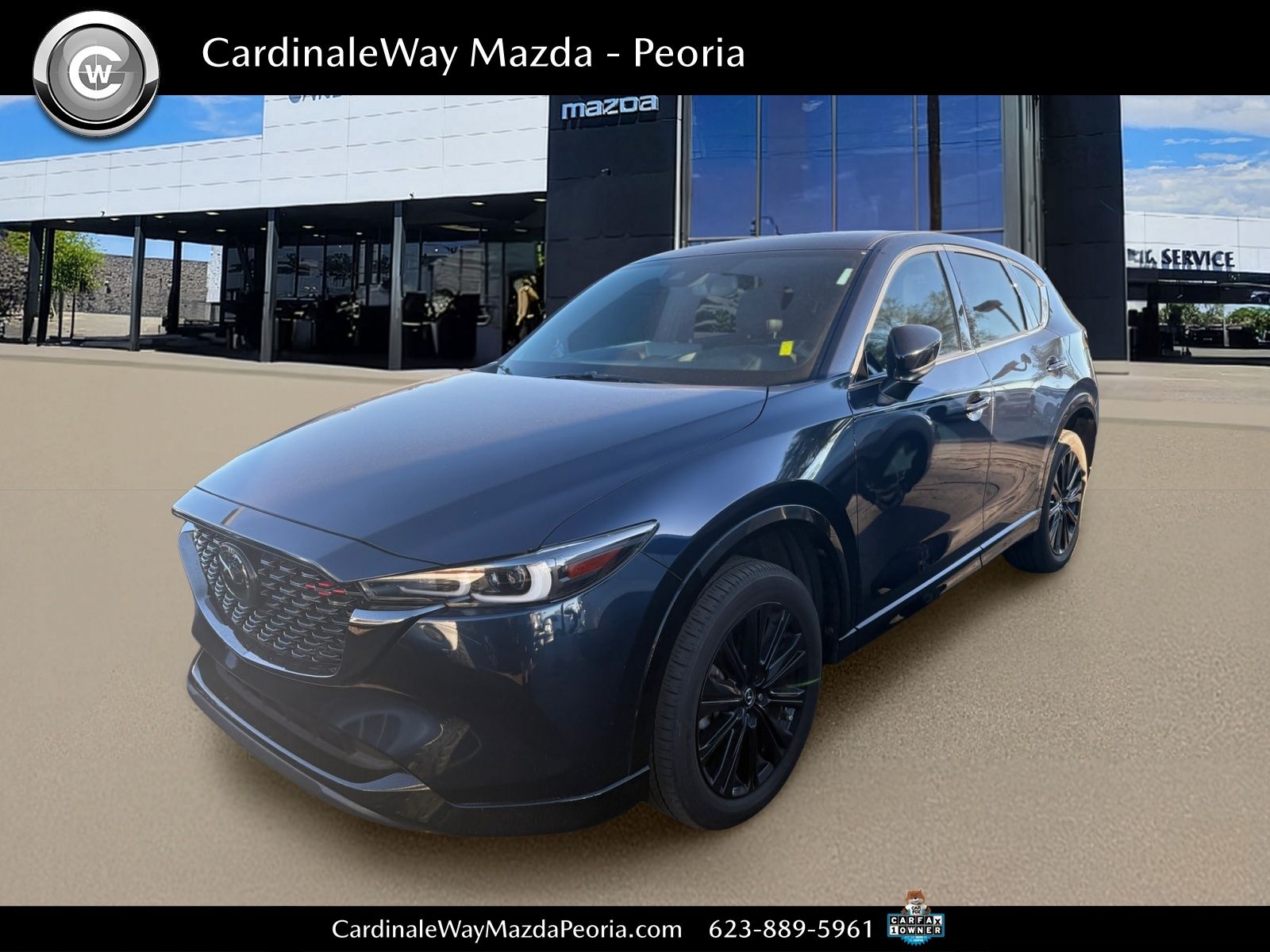Deep Crystal Blue Mica 2023 Mazda CX-5 SUV / Crossover All-Wheel Drive 6-Speed Automatic