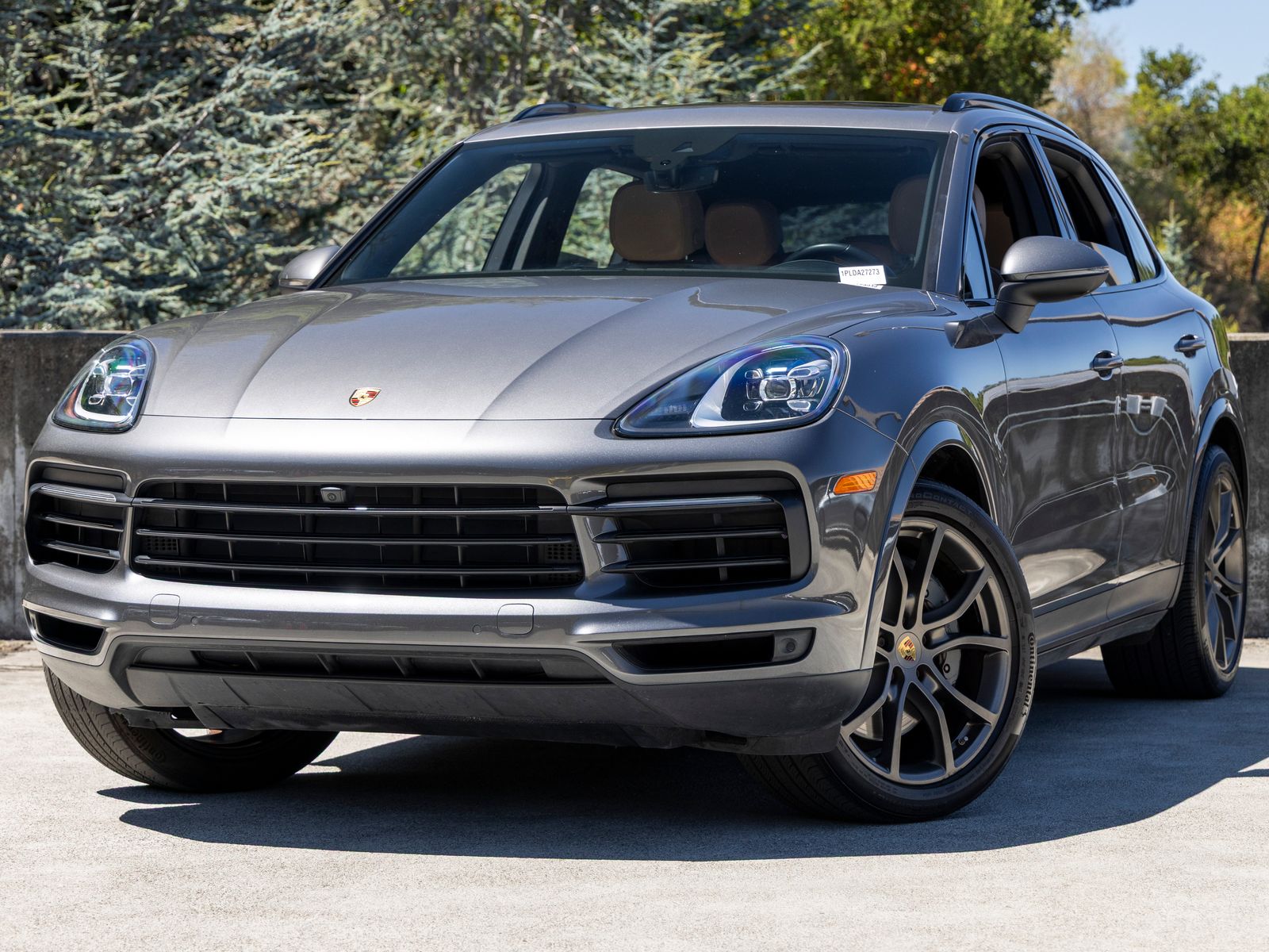 Gray 2020 Porsche Cayenne SUV / Crossover All-Wheel Drive 8-Speed Automatic