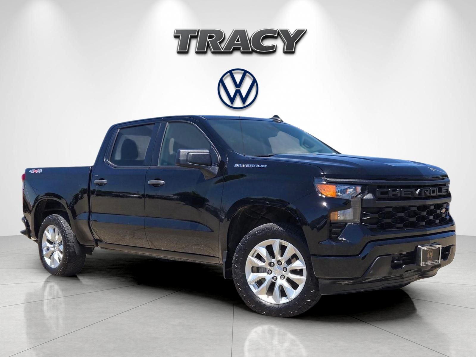 Black 2024 Chevrolet Silverado 1500 Pickup Truck Four-Wheel Drive 8-Speed Automatic