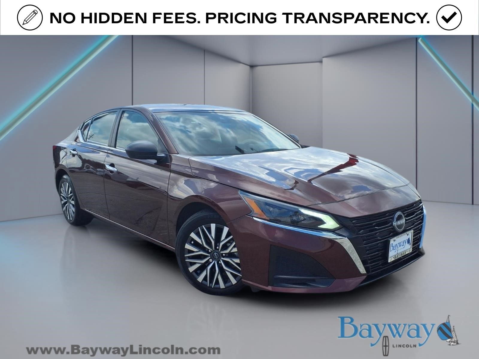 Garnet Pearl Metallic 2025 Nissan Altima Sedan Front-Wheel Drive Continuously Variable Transmission