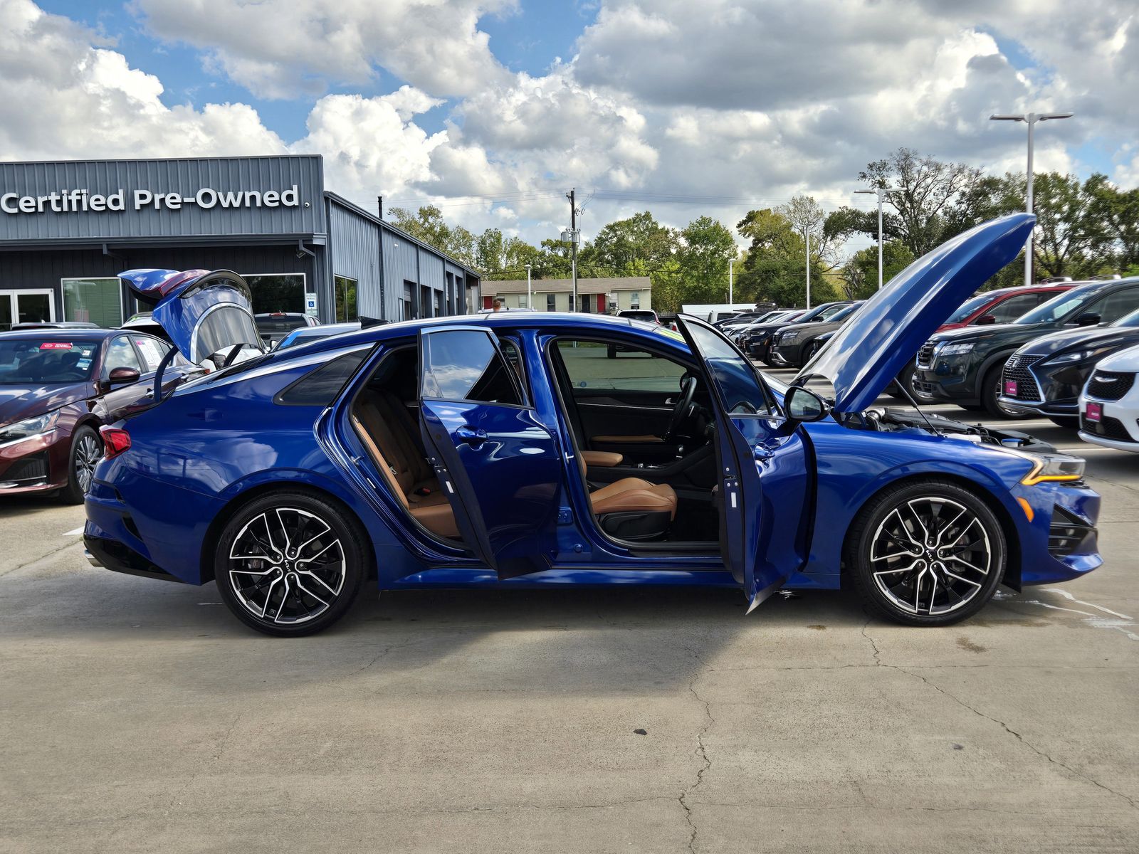 2024 Kia K5 GT Blue at Joe Myers Mazda Kia