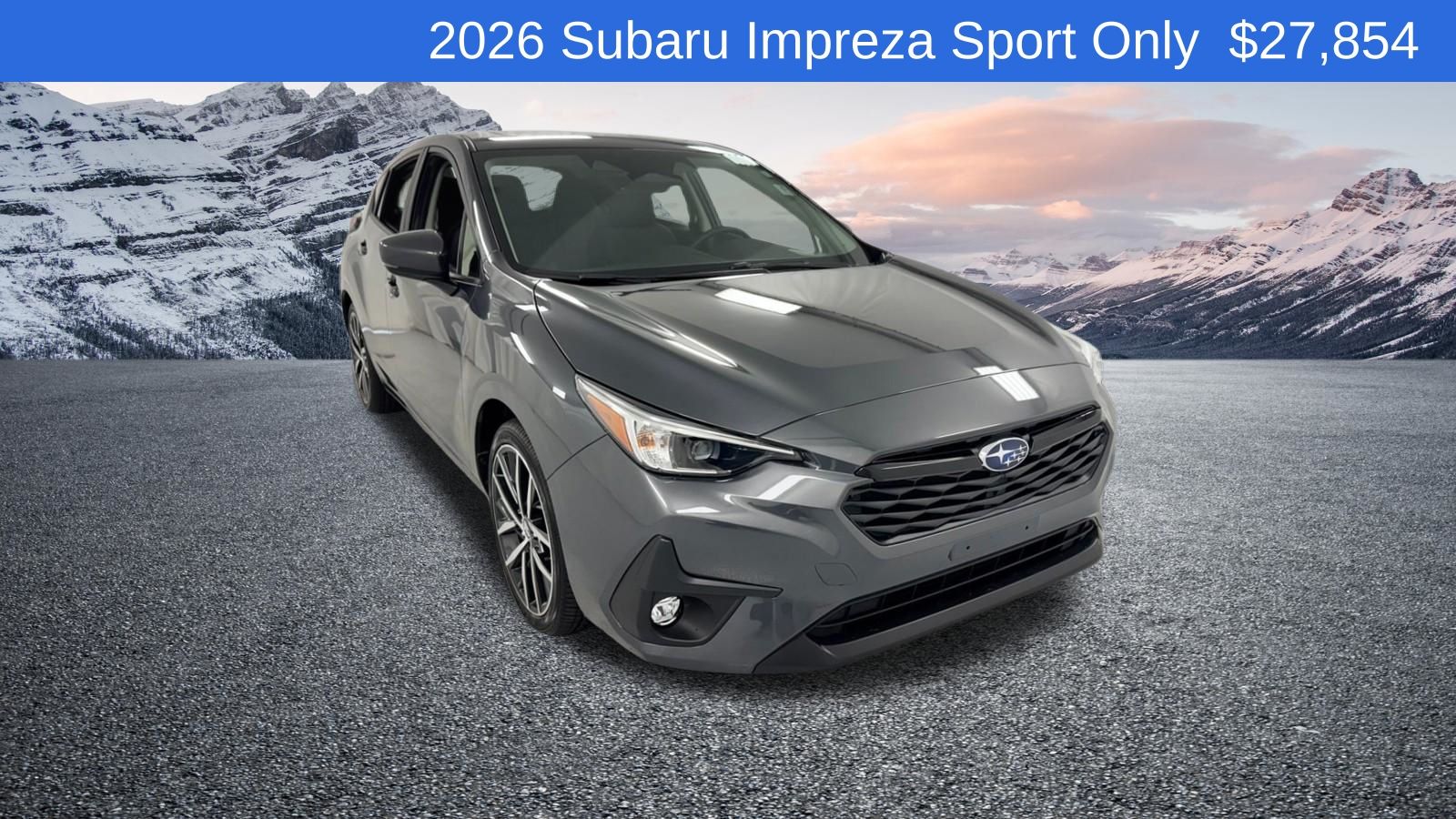 Magnetite Gray Metallic 2026 Subaru Impreza Wagon All-Wheel Drive Continuously Variable Transmission