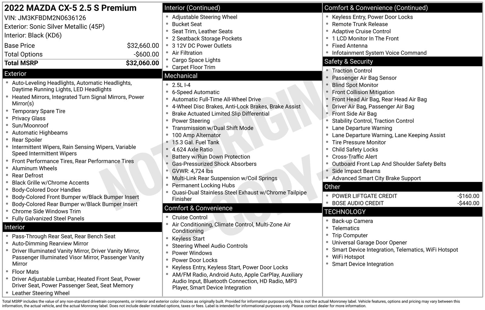 Used Car 2022 Mazda Cx-5  2.5 S Premium Package For Sale Under $30,000 In Austin, Texas