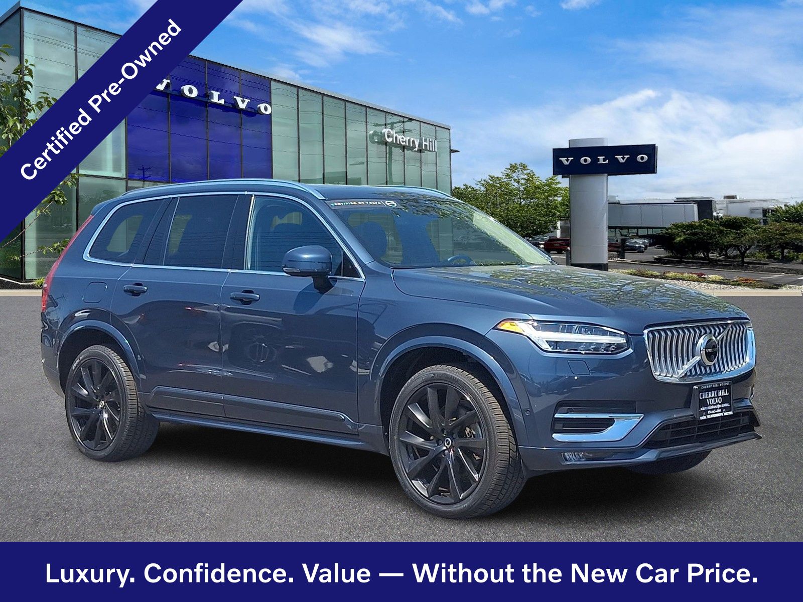 Denim Blue Metallic 2023 Volvo XC90 SUV / Crossover All-Wheel Drive Automatic
