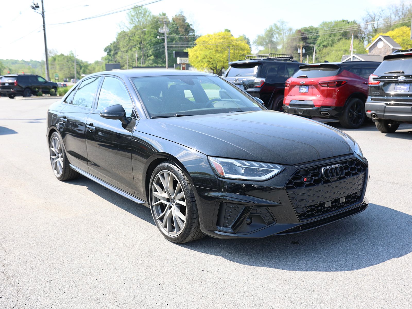 Black Metallic 2021 Audi S4 3.0T quattro Premium Plus AWD Sedan All-Wheel Drive 8-Speed Automatic