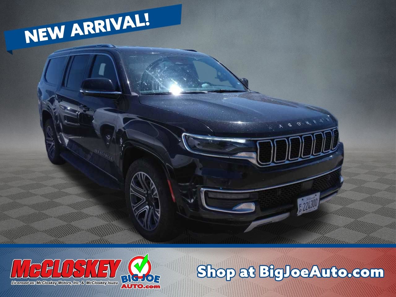 Diamond Black Crystal Pearlcoat 2023 Jeep Wagoneer L Series II 4WD SUV / Crossover Four-Wheel Drive 8-Speed Automatic