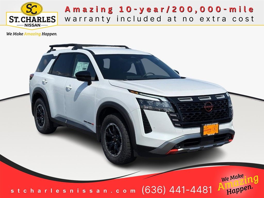 Everest White Pearl Tricoat 2026 Nissan Pathfinder SUV / Crossover All-Wheel Drive 9-Speed Automatic