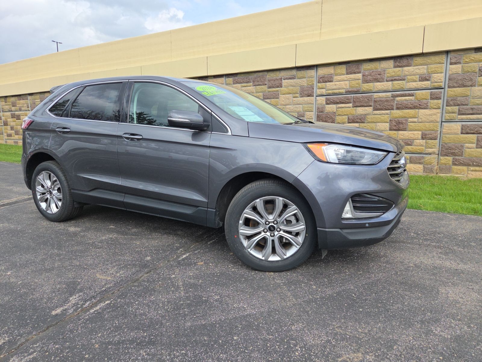 Gray Metallic 2024 Ford Edge Titanium AWD SUV / Crossover All-Wheel Drive Automatic