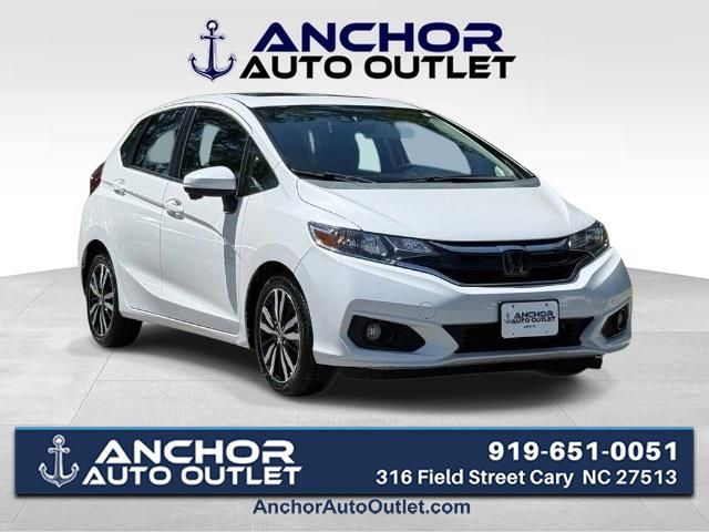 White 2019 Honda Fit EX FWD Hatchback Front-Wheel Drive Continuously Variable Transmission