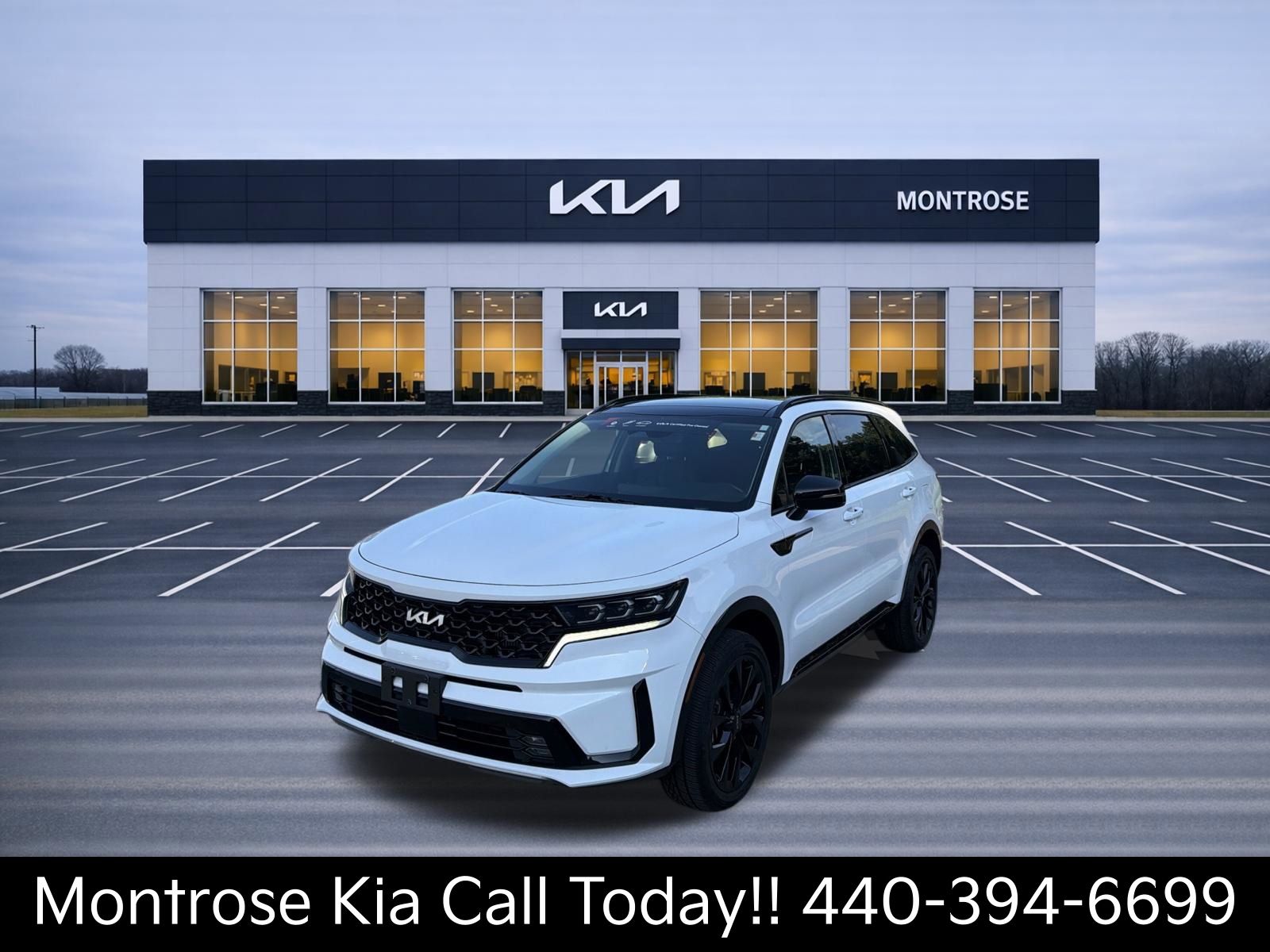 White Pearl 2023 Kia Sorento SUV / Crossover All-Wheel Drive 8-Speed Dual Clutch