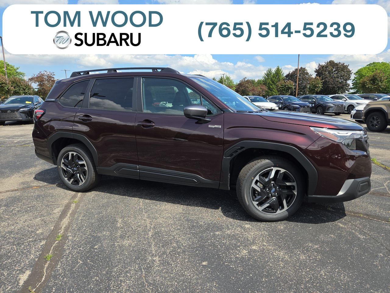 dark metallic aluminum alloy 2026 Subaru Forester Hybrid Premium AWD SUV / Crossover All-Wheel Drive Continuously Variable Transmission