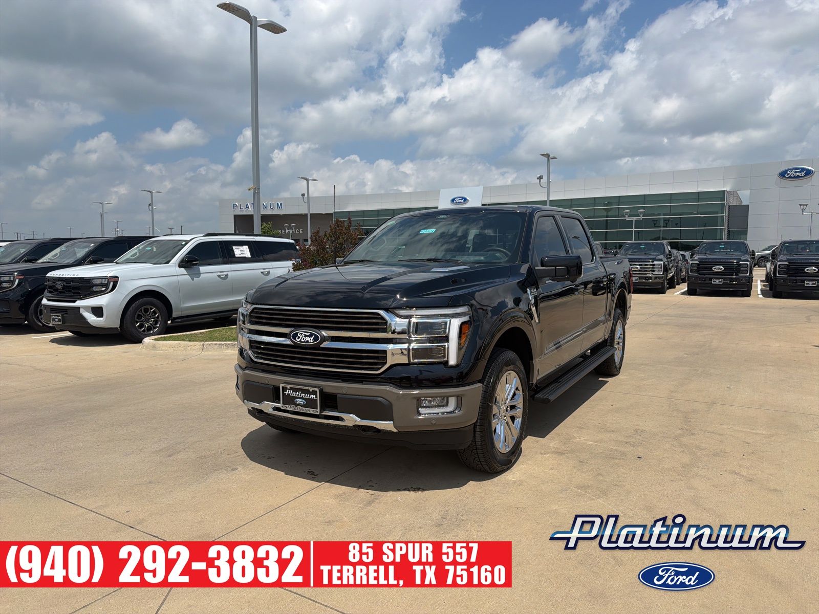 Agate Black Metallic 2026 Ford F-150 Pickup Truck Four-Wheel Drive Automatic