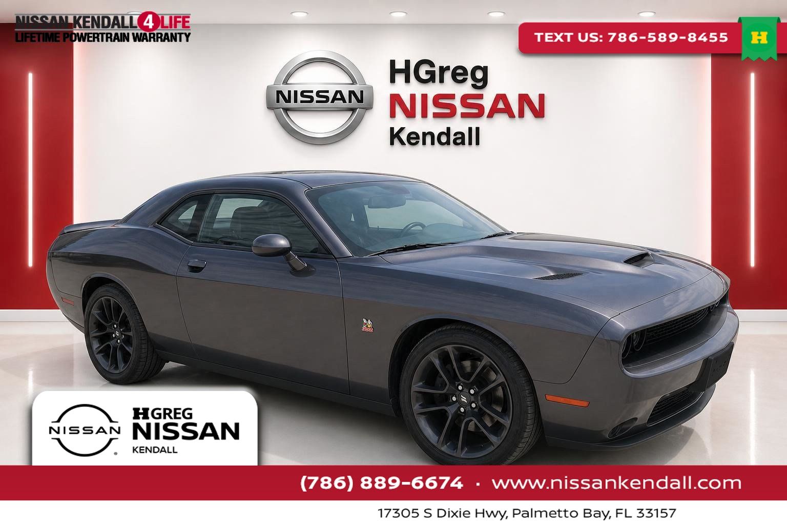 Granite 2020 Dodge Challenger Coupe Rear-Wheel Drive 6-Speed Manual