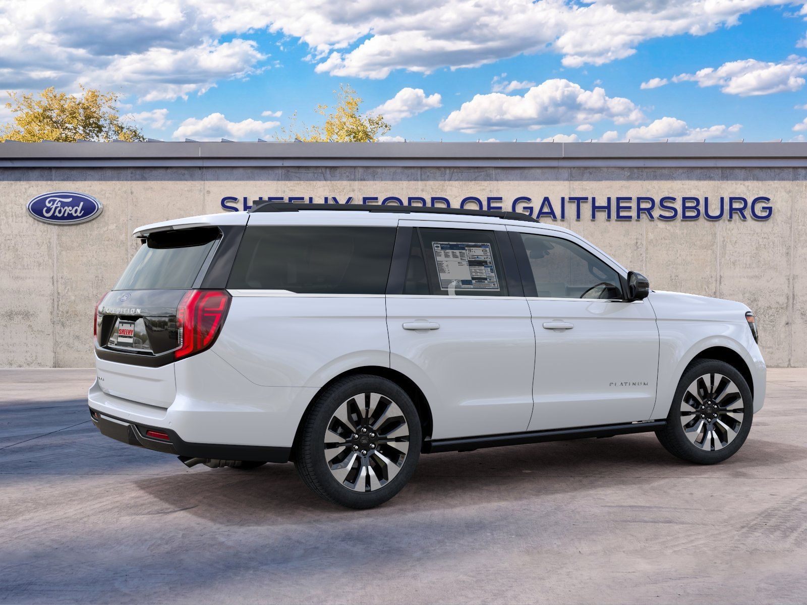New 2027 Star White Metallic Tri-Coat Ford Platinum image 6