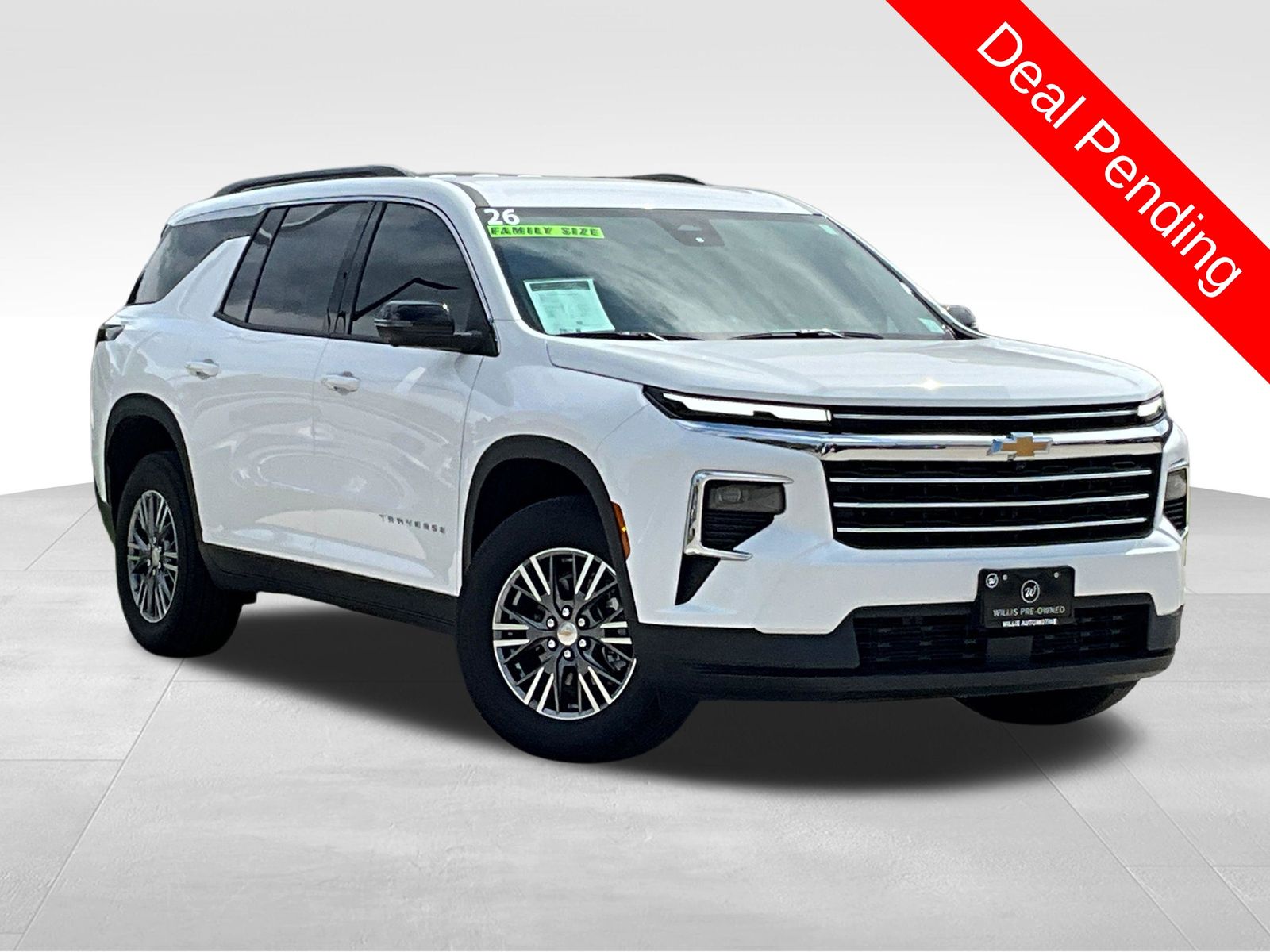 Summit White 2026 Chevrolet Traverse SUV / Crossover Four-Wheel Drive 8-Speed Automatic