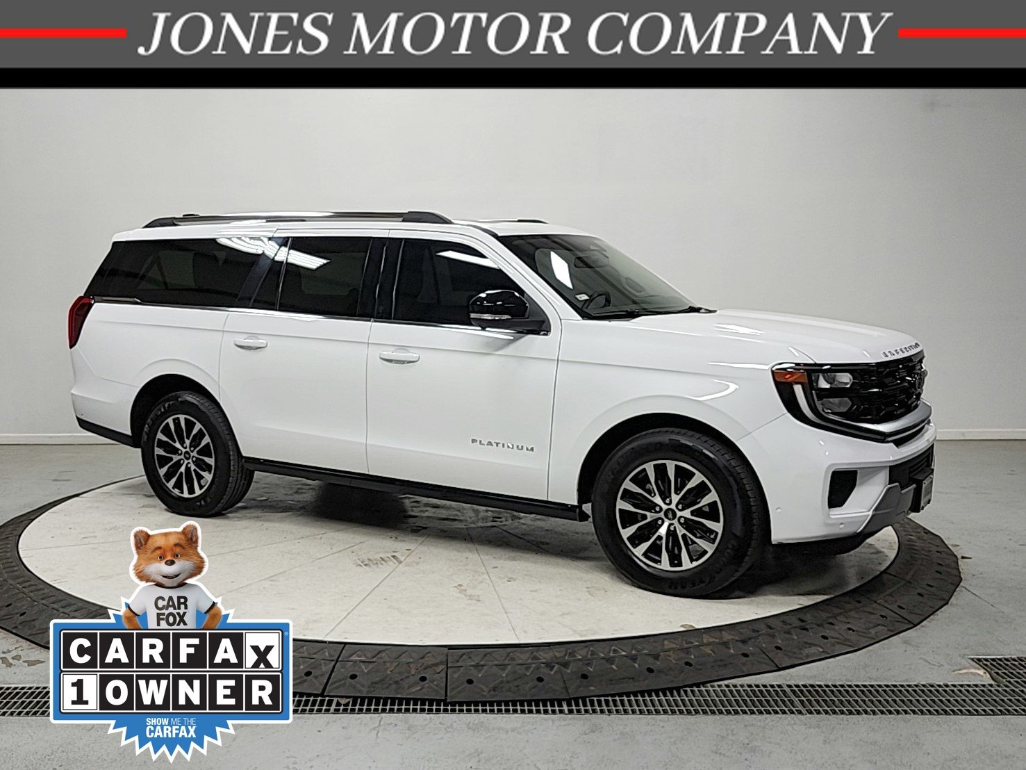 Oxford White 2025 Ford Expedition MAX Platinum 4WD SUV / Crossover Four-Wheel Drive Automatic