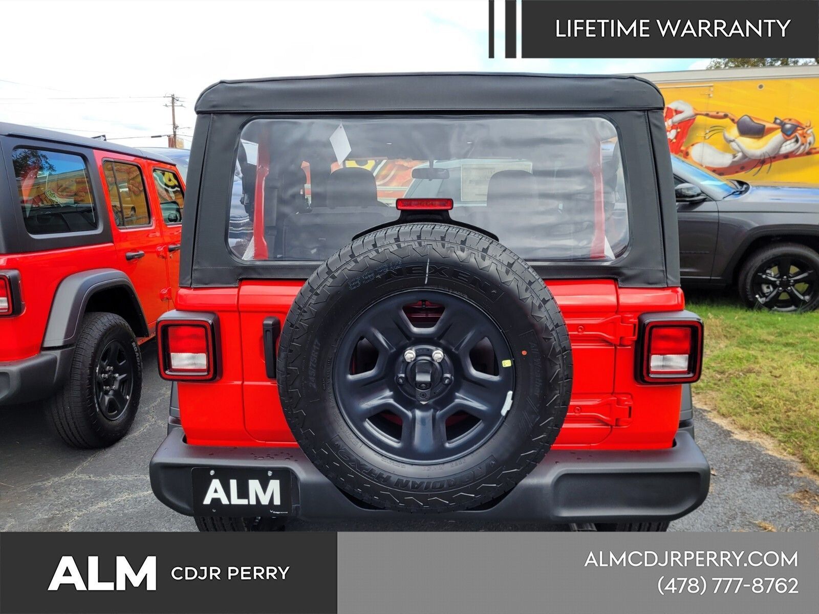 New 2026 Firecracker Red Clear-Coat Exterior Paint Jeep Sport image 12