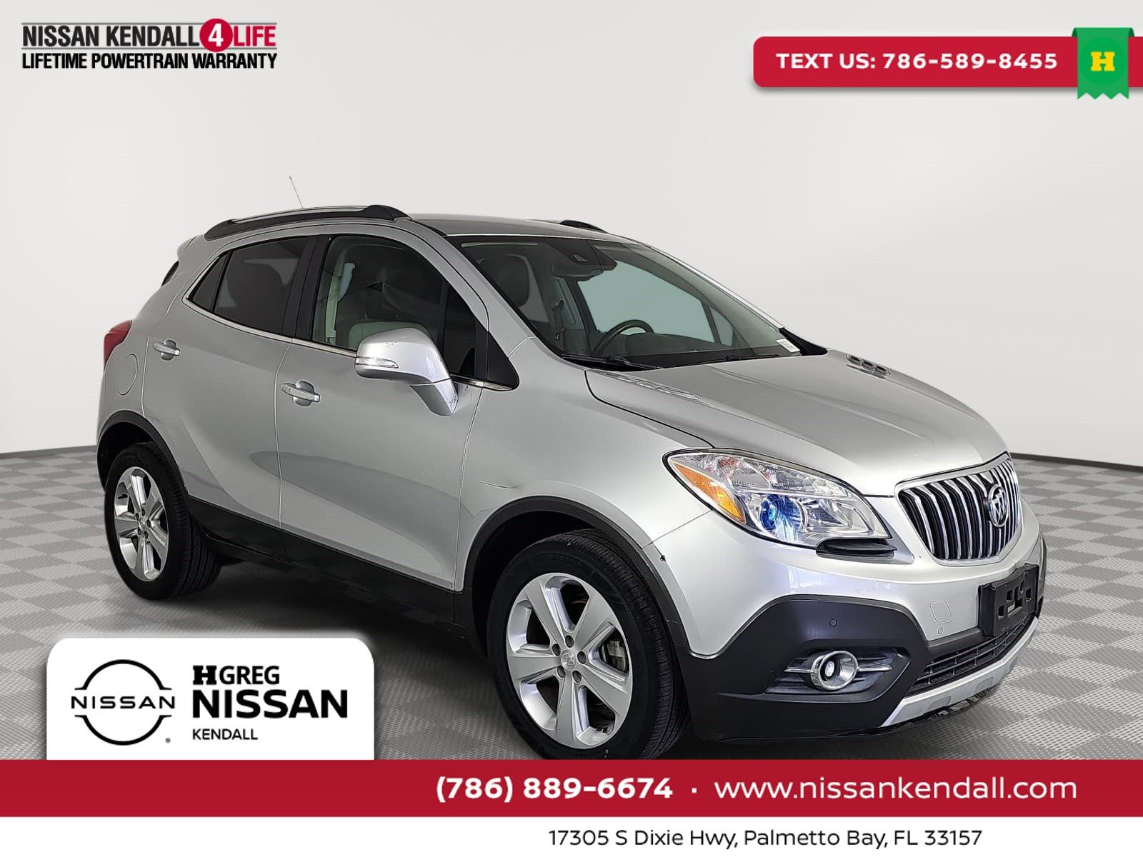 Quicksilver Metallic 2016 Buick Encore SUV / Crossover Front-Wheel Drive 6-Speed Automatic Overdrive