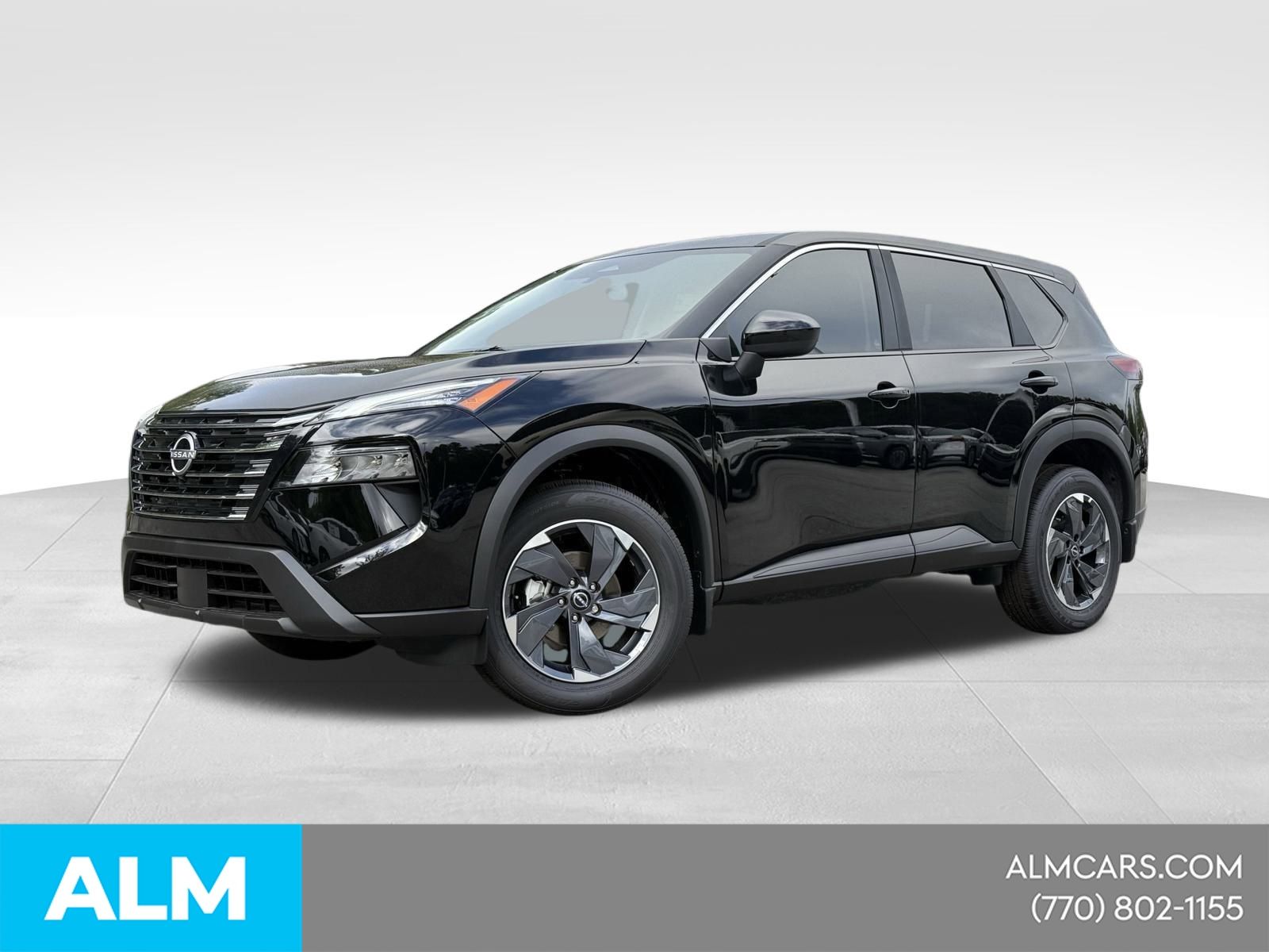 Super Black 2025 Nissan Rogue SV FWD SUV / Crossover Front-Wheel Drive Continuously Variable Transmission