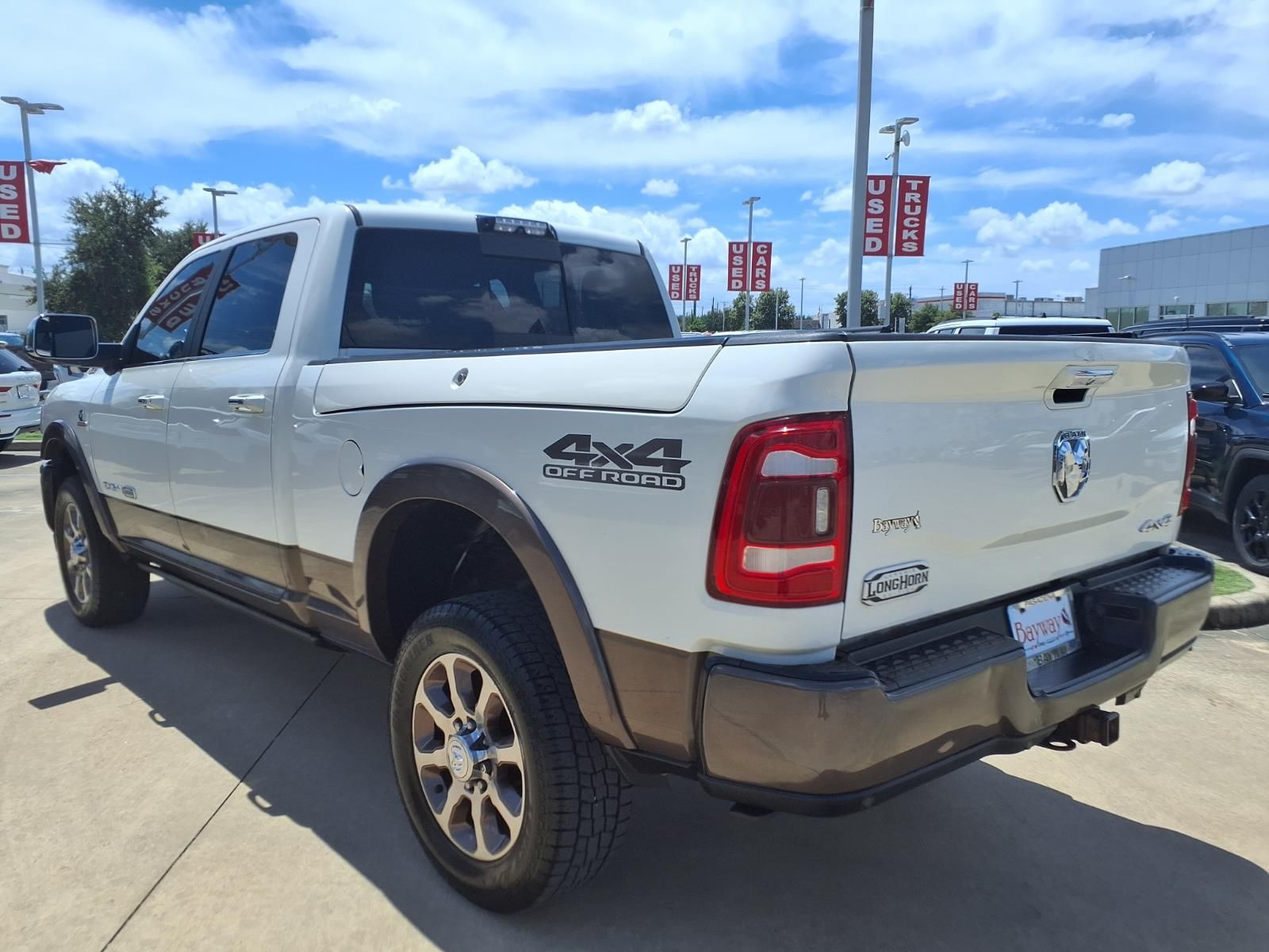 2019 Ram 2500 Laramie Longhorn White at Texan Dodge Chrysler Jeep Ram