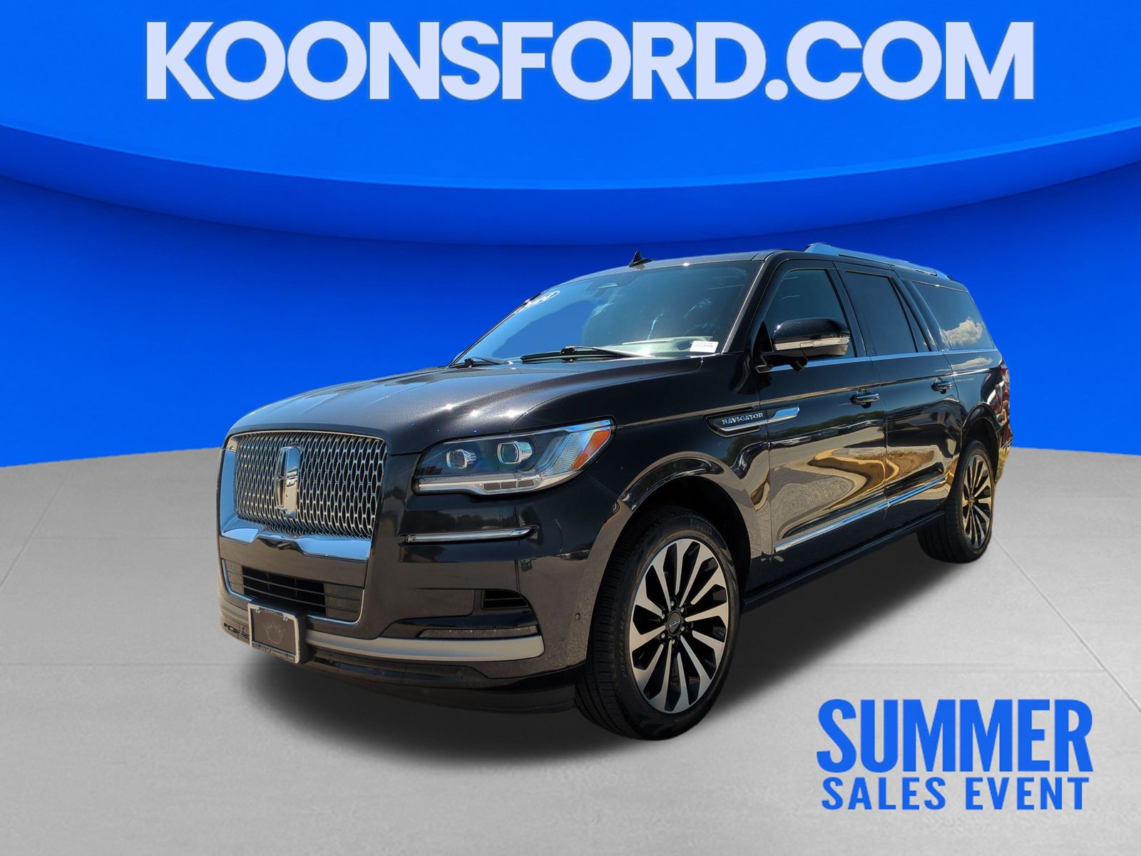 Gray Metallic 2024 Lincoln Navigator SUV / Crossover Four-Wheel Drive Automatic