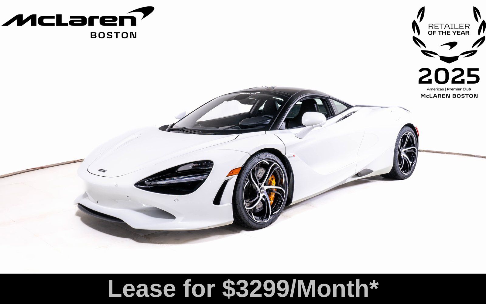Silica White 2025 McLaren 750S Coupe Rear-Wheel Drive 7-Speed Automatic